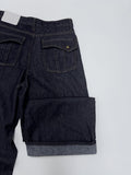 [FW/Brushed Lining] 736 Roll-Up Selvage Wide Denim Pants