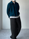 Fleece Collar Half Zip-Up