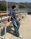 Maze Washing Wide Denim