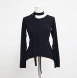 Leuki Tie Shirring T-Shirt