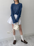 Summit See-through Overfit Knit T-shirt