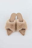 Annie Fur Wedge Stiletto