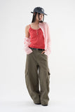 Kitsch button sleeveless