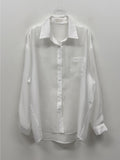 Water Stripe See-through Blouse