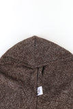 Knit hoodie balaclava