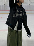 Youth two-way flow hood zip-up