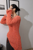 Lauren Unbalanced Long Knit
