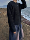 Heart twisted knitwear