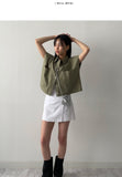 Linen Wrap Skirt Pants