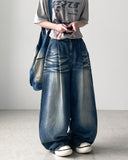 Jay Curl Maxi Wide Denim Pants
