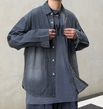 Gradation Washed Denim Shirt