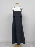 Halter Neck A-Line Long One-Piece
