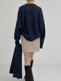 [Muffler Set] Alpaca Overfit Knit