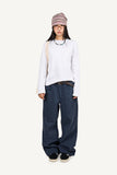 Slim Crop Waffle Long Sleeve