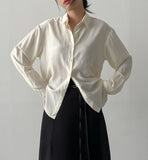 Charlotte Silky Loose-Fit Shirt