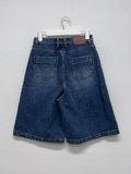525 Cat Washing Bermuda Wide Denim