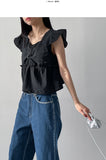 Angel Dot Sleeveless Blouse