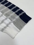 Lina Striped V-Neck Knit T-Shirt