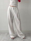 Yvon Nylon Strap Wide Slacks