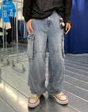 Monster Air Cargo Denim Pants
