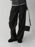 Herringbone Wide Slacks
