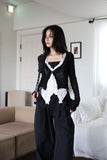 Buttery Frill See-Through Cardigan