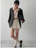 Simon No Collar Loose Fit Jacket