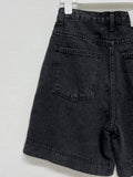 Black Blue Pintuck Part 4 Pants