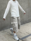 Pigment Light Cargo Half Pants