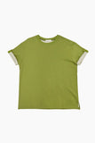 Layered roll-up t-shirt