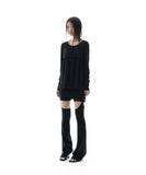 Layered Paneled Skirt Shorts