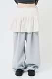(W) Dot Frill Wrap Skirt