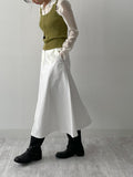 Johnny Cotton Flare Long Skirt