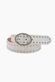 Objet oval stud belt