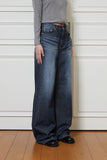washing a-line denim