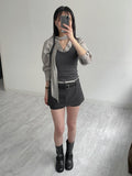 Ribbed sleeveless top