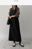 [Setup Available] Khanom Strap Long Skirt