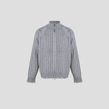 Sep Contrast Knitted Zip Up
