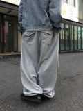 Node Keyring Pintuck Wide Sweatpants