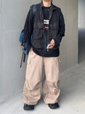 Structured Cargo Cut Out Pants