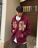 Rois Lettering Hooded Zip-Up