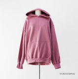 (Unisex) Diction Embroidered Brushed Over Hood