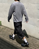 [Belt Loop] Cargo Pocket Denim Bermuda Pants
