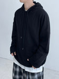 Sweat Boxy String Hoodie