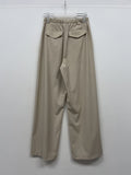 Eiffel Stripe Banding Wide Slacks