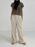 Cashmere V-neck Knit Vest