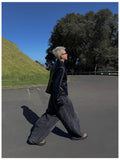 Solar Double Belt Denim Pants