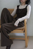 Ari Wrinkle See-Through Long Sleeve Tee