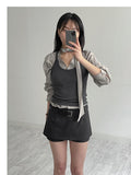 Flute Layered Skirt Pants