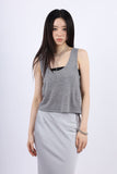 Sharon String Sleeveless Set Top